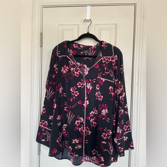 Alfani Pink Floral Long Sleeve Button Down Size XXL - Picture 3 of 7